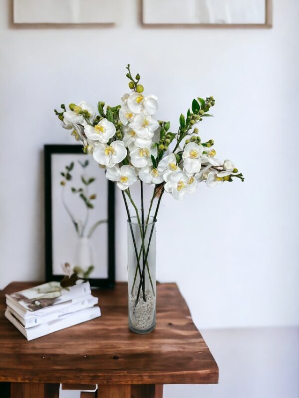 Rama Orquídea De 8 Flores 80cm