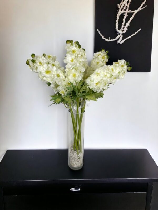 Delphinium Blanco 94cm