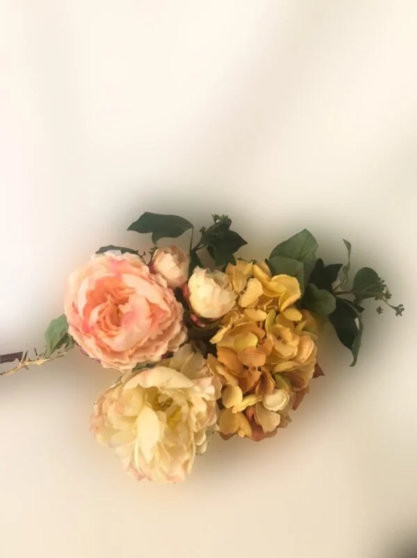 Arreglo con Hortensia Damasco