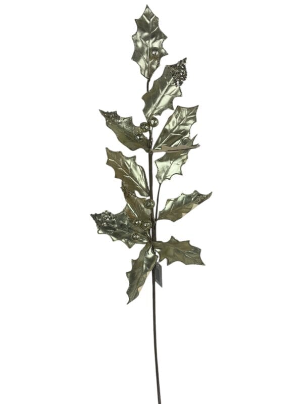 rama muerdago champagne 72 cm