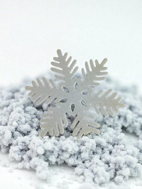 copo de nieve blanco decorativo (3) Copo de Nieve Decorativo