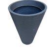 Macetero Cónico Negro 55cm