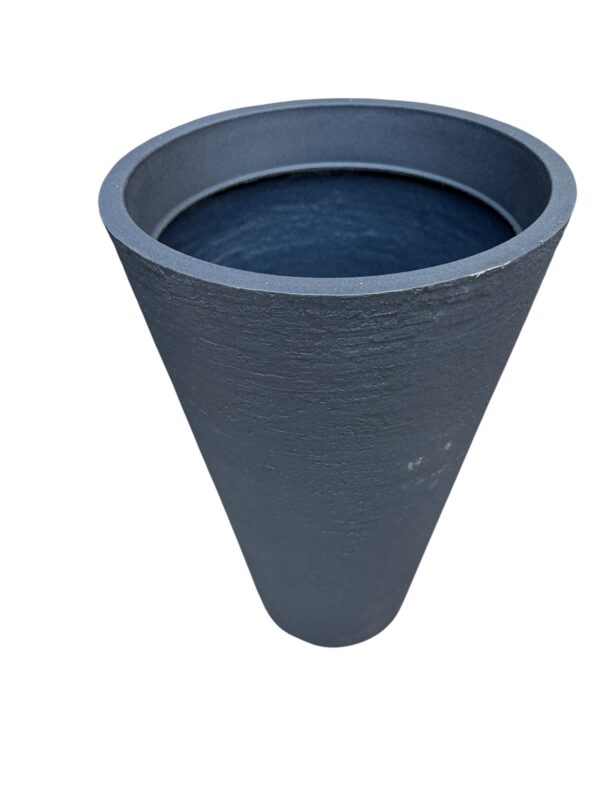 Macetero Cónico Negro 55cm